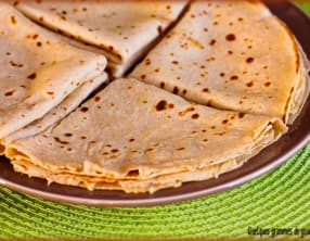 Crêpes à la farine de châtaigne