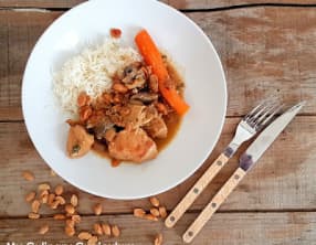 Sauté de porc au beurre de cacahuètes