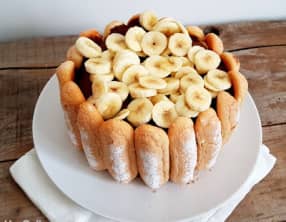 Charlotte chocolat et bananes