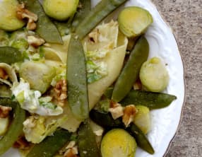 Lasagnes rebelles aux choux de Bruxelles