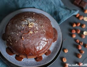 Gâteau chocolat noisette à la vapeur