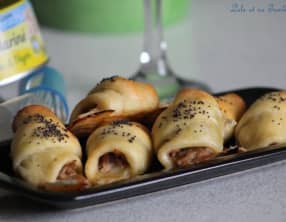 Croissants au thon et mozzarella