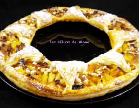 Soleil feuilleté aux pommes