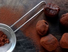 Truffes à la châtaigne et rhum