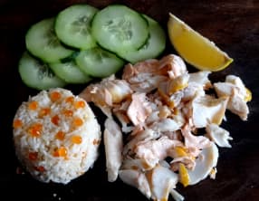 Effilochée de poissons