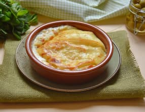 Crousti-fondant torta Mascarpone, olives et menthe