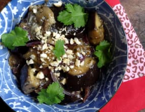 Aubergine à la thaï