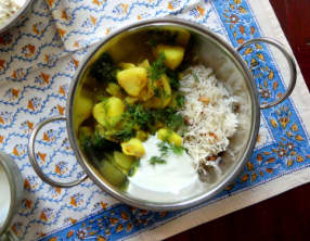 Curry de pommes de terre