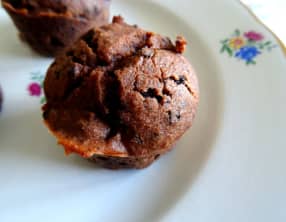 Muffins double chocolat sans beurre