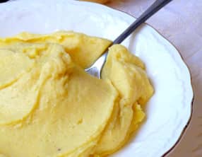 Purée du chef à la vanille