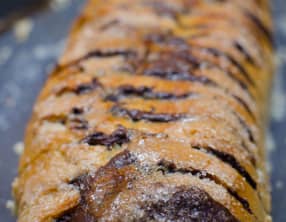 Pain perdu géant au chocolat