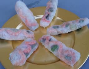 Rouleaux de printemps aux crevettes et à l'avocat