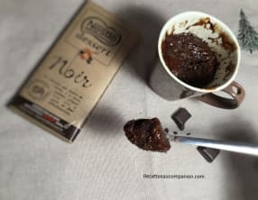 Mugcake fondant ou coulant chocolat noix de coco
