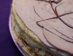 Gâteau de crêpes au Nutella