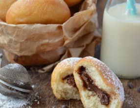 Beignets au chocolat pour Mardi gras