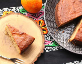 Gâteau d'oranges aux amandes et au chocolat