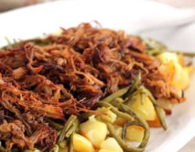 Effiloché de porc Américain