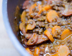 Lentilles au chorizo