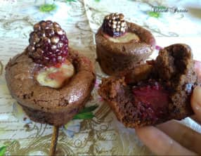 Muffin chocolat-mûre