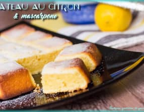 Gâteau au citron et mascarpone