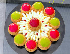 Saint Honoré fraise-citron Vert