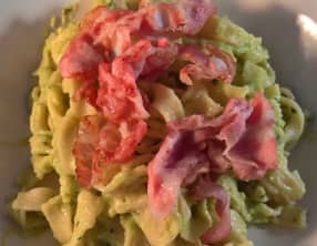 Pâtes au pesto d'avocat