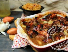 Poitrine de veau rôtie au miel
