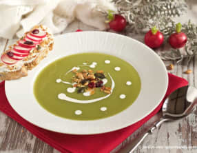 Velouté aux fanes de radis