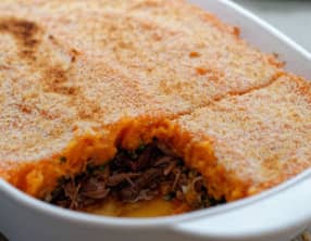 Parmentier de canard aux patates douces