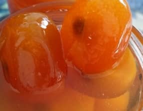 Kumquats confits en sirop
