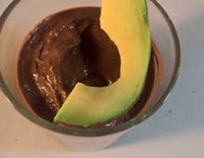 Pudding d’avocat au chocolat et moka
