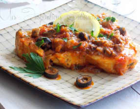 Espadon à la sauce tomate