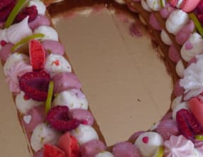 Mon letter cake aux saveurs acidulées