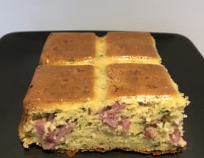 Gâteau bacon et parmesan