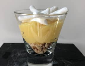 Tarte au citron destructurée