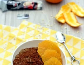 Porridge façon tiramisu à l'orange