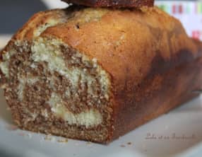 Marbré à la pâte à tartiner