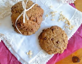 Cookies à l'épeautre, fibres et chocolat