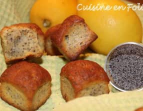 Mes bouchées citron pavot