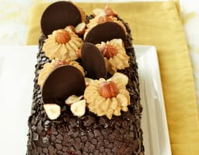 Cake café et praliné noisettes