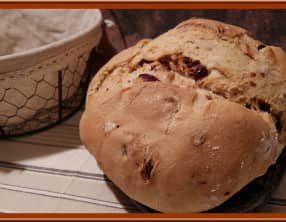 Pain cocotte aux Cranberries