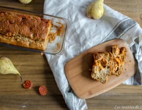 Cake poire chorizo pour l'apéro