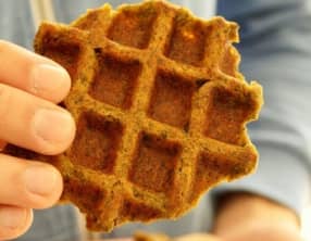 Gaufres aux épinards