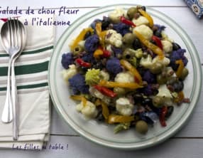 Salade de chou fleur à l’italienne