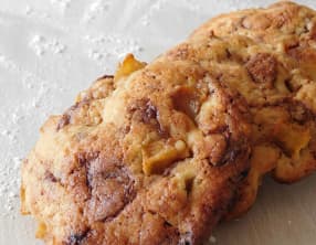 Cookies pommes et chocolat au lait