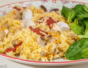 Riz aux coques et au chorizo