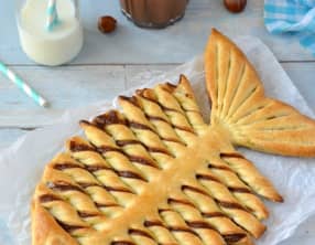 Poisson feuilleté au chocolat