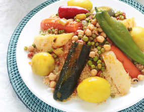 Couscous algérien aux légumes