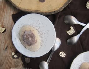 Stracciatella en panna cotta