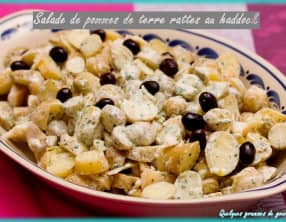 Salade de pommes de terre rattes au haddock fumé